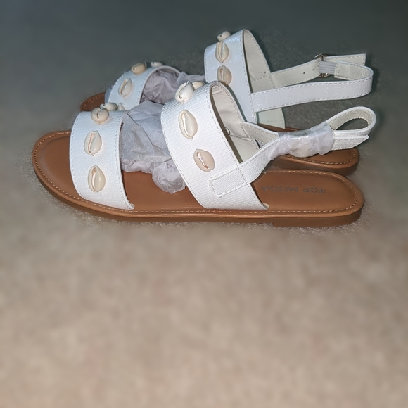 Sea Shell white double strap sandals - Picture 10 of 10